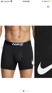 Nike Men's Essential Micro Boxer Briefs Black Size S (28-30) NIB - Picture 1 of 7