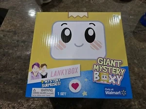 NEW! Lankybox GIANT MYSTERY BOXY 9 Surprises Squishy Plush Figures Stickers 2024 - Picture 1 of 6