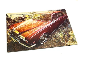 Rolls-Royce Silver Shadow 1969 cupé convertible folleto - Imagen 1 de 4