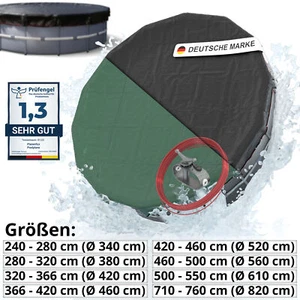 Pool-Abdeckung Abdeck-Plane rund Winter Poolfolie Solarplane UV Schutz 200g/m² - Bild 1 von 14