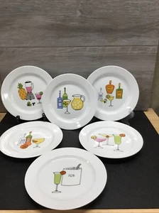Margarita By Ursula Dodge For Signature Housewares Inc 6 Porcelain 6.75” Plates - Picture 1 of 3
