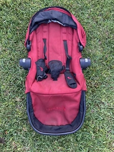 Cochecito de bebé Jogger City Select segundo asiento en rojo oscuro - Imagen 1 de 6