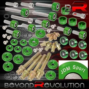 For Honda B16 B18 Cam Cap/Header/M6 Fender/Valve Cover Dress Up Washer Kit Green - Picture 1 of 5