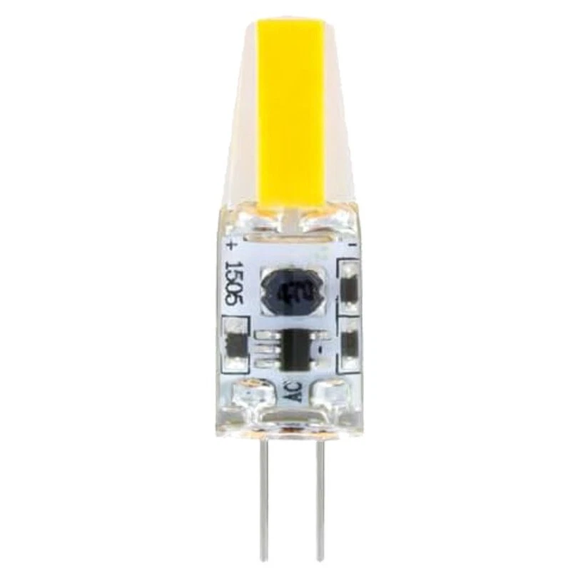 1x 2.5W G4 12V Clear Capsule LED 2700K Warm White Bulb, Halogen Replacement - Image 1 of 1