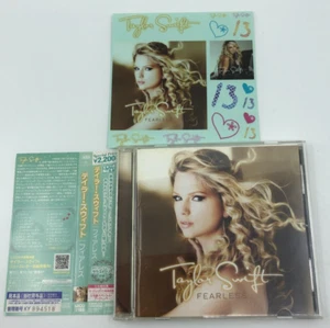 Taylor Swift Fearless 16+4 bonus track CD + Sticker w/Obi UICO-1165 Promo Japan - Picture 1 of 21