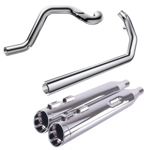 Exhaust Headers for Harley 1995-2016 Touring, for Road King, W/ 4.0 Touring Pipe - Picture 1 of 9
