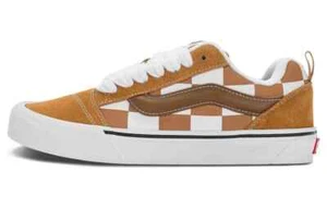 NUEVO VANS Knu-Skool Low Mega Check Marrón - VN000CRPBRO Nuevo Talla 10 - Imagen 1 de 7