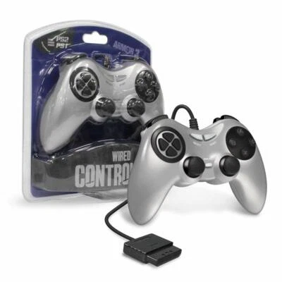 Armor3 Wired Game Controller for PS2 - Silver - Image 1 of 3