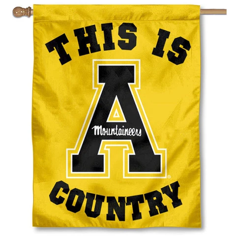 Appalachian State Mountaineers This is Mountaineers Country Two Sided House Flag Cover