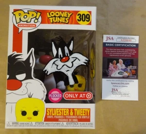 Richard Maurizio firmato e abbozzato Looney Tunes Sylvester & Tweety Funko Pop JSA - Foto 1 di 14