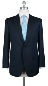 Cesare Attolini Navy Blue Suit - 44/54 - (AUK30PUB3A11WA45B33R6) - Picture 1 of 4