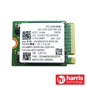 SK Hynix BC511 256GB NVMe PCIe M2 2230 SSD HFM256GDGTNI-82A0A D P/N 0496FF - Picture 1 of 2