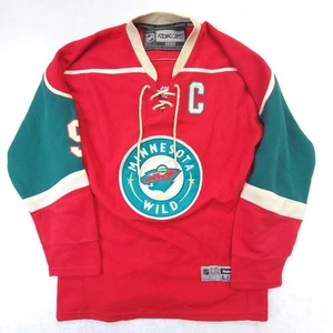 Minnesota Wild Mikko Koivu Captain Reebok Authenic Strap Jersey XL/Large - Picture 1 of 10