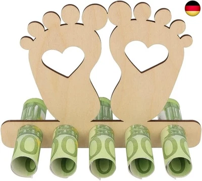Spruchreif | Geldgeschenk Baby ? Originelles Holzgeschenk zur Geburt & - Bild 1 von 4