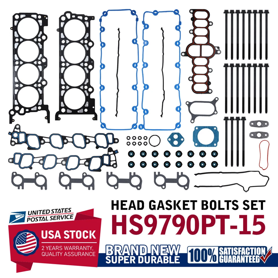 Juego de juntas de cabeza Bophxb para Ford F150 F350 Expedition Excursion E150 2000-04 5,4 L Foto 1 de 4