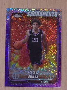 2024-25 Topps Cromo - Colby Jones #192 Purple Speckle 223/299 - Imagen 1 de 2