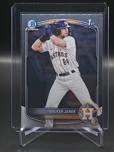 2025 Bowman Baseball Chrome 1° Walker Janek #BCP-15 Houston Astros - Foto 1 di 2