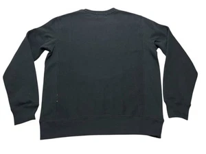 Men's Cuts Curve-Hem Long Sleeve Henley Shirt Size Medium Black MT10009 - Picture 1 of 10