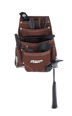 Premium Tool Pouch Multi-Pocket Organizer for Electricians, Professional Tool... - Image 1 of 4