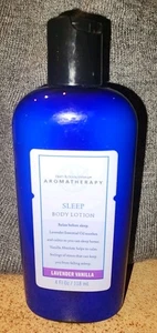 Bath & Body AROMATHERAPIE natürliche ätherische Öle KÖRPERLOTION 4 UNZEN Lavendel Vanille - Bild 1 von 2