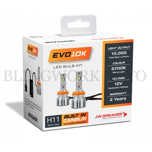 JW Speaker H8 H9 H11 H16 LED EVO10K 5700K Conversion Kit for Prado Ranger - Picture 1 of 12