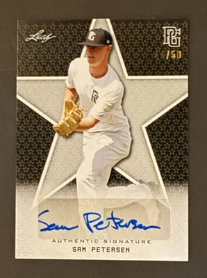 2020 Leaf Perfect Game SIGNED: Sam Petersen #44/50 (Nationals) - Image 1 of 2
