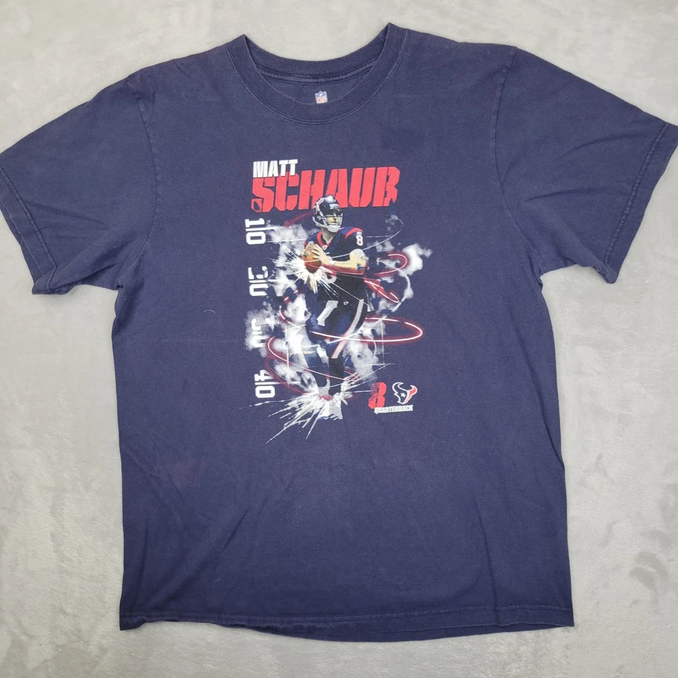 Camisa de los Houston Texans para hombre XL Matt Schaub NFL equipo de fútbol americano ropa mariscal de campo Foto 1 de 4