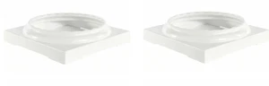 12" Aluminium Standard Capital Base mit Funktion Endura geriffelte runde Säulen Lot - Bild 1 von 5