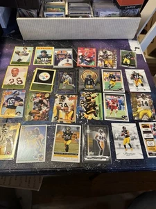 Pittsburg Steelers 35 NFL Card Lot Stars RCs HOFs - Bradshaw Bettis Hines Ward - Picture 1 of 7