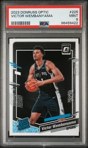 2023 Panini Donruss Optic Victor Wembanyama #225 RC PSA 9 Spurs - Picture 1 of 2