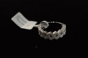 MOISSANITE Ring 925 Sterling Silver Passes Tester Real Iced Hip Hop Ring - Picture 1 of 4