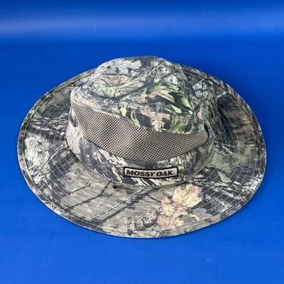 Mossy Oak Boonie Hat Small Camo Camouflage Mesh Air Pocket Hunting Woods - Image 1 of 4
