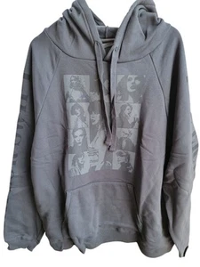 NWT New Taylor Swift Eras Tour Hoodie Gray Faces 2XL - Picture 1 of 2