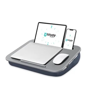 Portable Lap Desk with Cushion, Fits up to 15.6 inch Laptop, Laptop Stand wit... - Picture 1 of 8