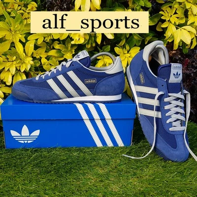 ❤ BNWB & Genuine adidas originals ® R71 (Dragon) Trainers in Dark Blue UK Size 8 - Image 1 of 4
