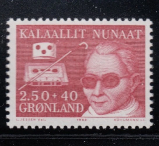 Sello MNH del Decenio Internacional de las Personas con Discapacidad de Groenlandia Foto 1 de 1