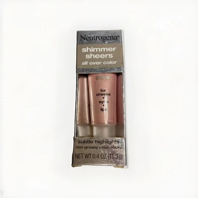 Neutrogena Shimmer Sheers All Over Color #40Charmed ~eyes - cheeks - lips 0.4oz - Image 1 of 4