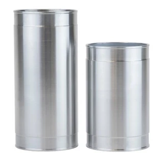 Air intake tube 3.75 OD x 6 heavy tube aluminum undercut ends - Picture 1 of 9