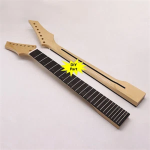 Left Hand 7 String Maple Electric Guitar Neck Replacement 24 Frets Clear Gloss - Picture 1 of 8