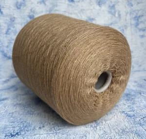 Tussah Silk Merino blend yarn 50/50% Tussah silk/Merino 1500m/100g, per 100g - Picture 1 of 7