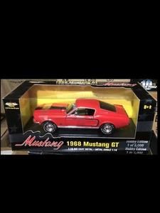 1968 Mustang GT RED  1:18 Ertl American Muscle 33210 - Picture 1 of 3