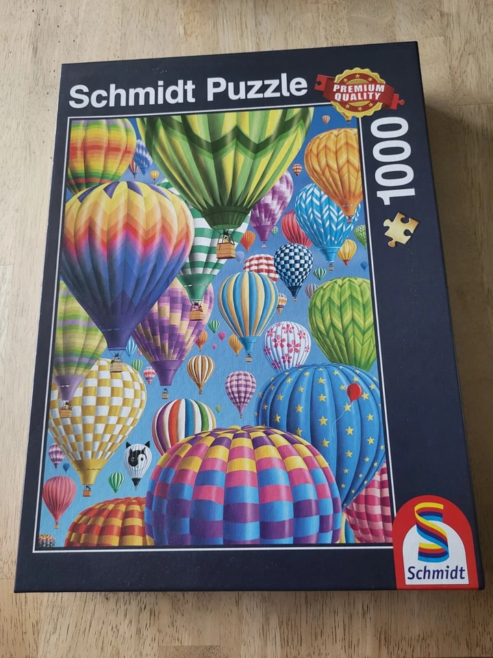 Schmidt Balloons Premium Quality Jigsaw Puzzle (999 Piece) 1 Piece Missing! - Image 1 of 3