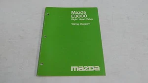 MAZDA E3000 RIGHT HAND DRIVE RHD WIRING DIAGRAM MANUAL BOOK ORIGINAL - Picture 1 of 5