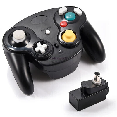Wireless GameCube Controller + Adapter Wavebird for Nintendo GameCube NGC Wii - Image 1 of 4