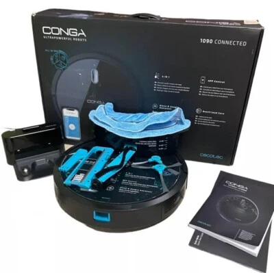 Conga 1090 Rechargable Robot Vacuum Cleaner - Mop - 5 Pet Modes -Docking Station - Image 1 of 3