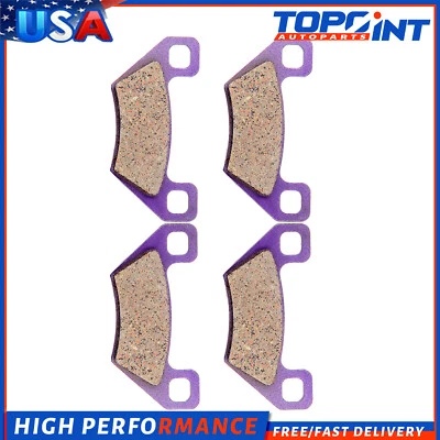 For 2005-2008 Arctic Cat 4x4 Automatic 400 Carbon Fiber Brake Pads Front Rear - Image 1 of 4