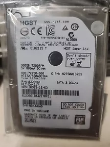Lot 6x HGST 750GB (5) 500GB (1) 2.5" SATA III Laptop Hard Drive - Picture 1 of 4