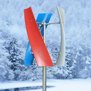 Neu Windgenerator Windkraftanlage Garten Vertikal Windrad Windturbine 400W 12V - Bild 1 von 12