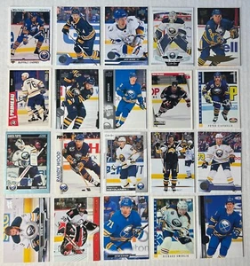 Lote de 60 cartas BUFFALO SABLES, ¡sin engaños con novatos, insertos, estrellas! - Imagen 1 de 3