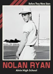 Custom Novelty Baseball Card Nolan Ryan Alvin High School